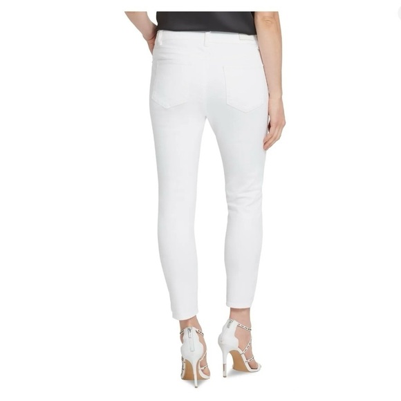 DKNY Stretch Ankle Zipper Pocket Adjustable Casual Jeans - Picture 2 of 8